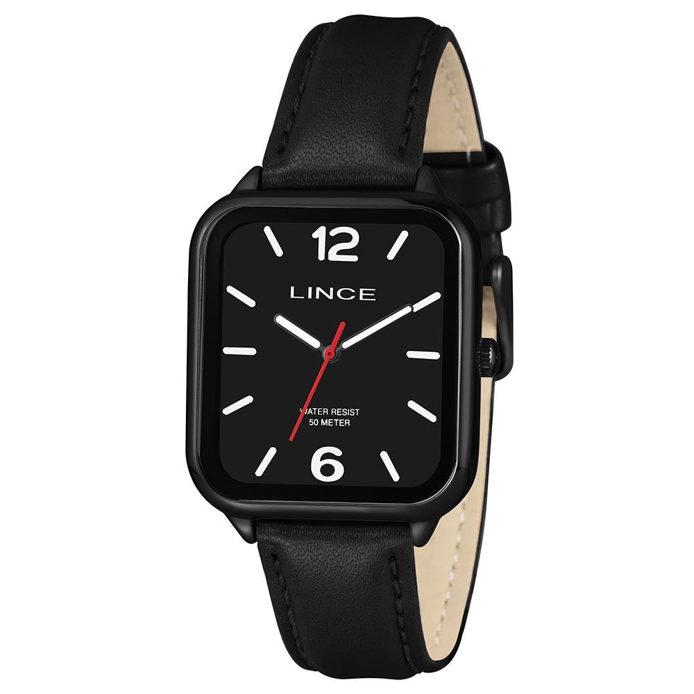 Relógio Lince Masculino Ref: Mqch283l34 P2px Retangular Black