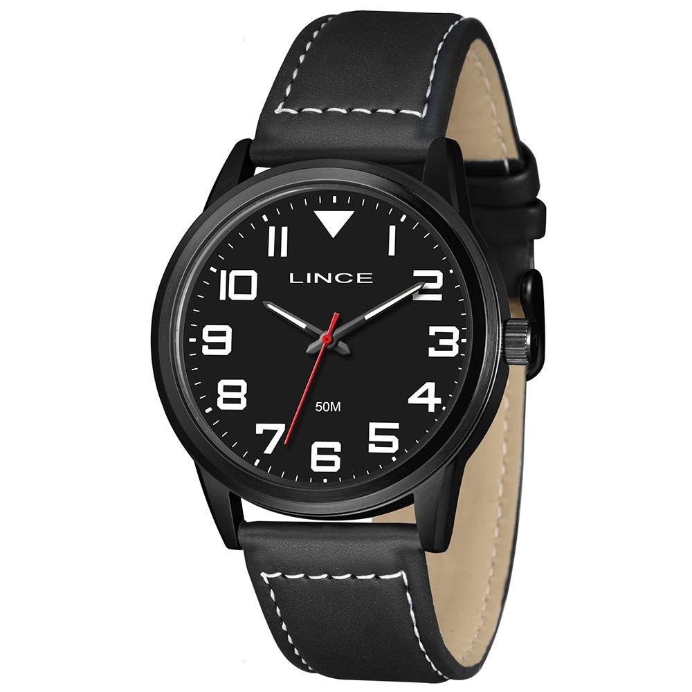 Relógio Lince Masculino Ref: Mrch251l46 P2pb Casual Black