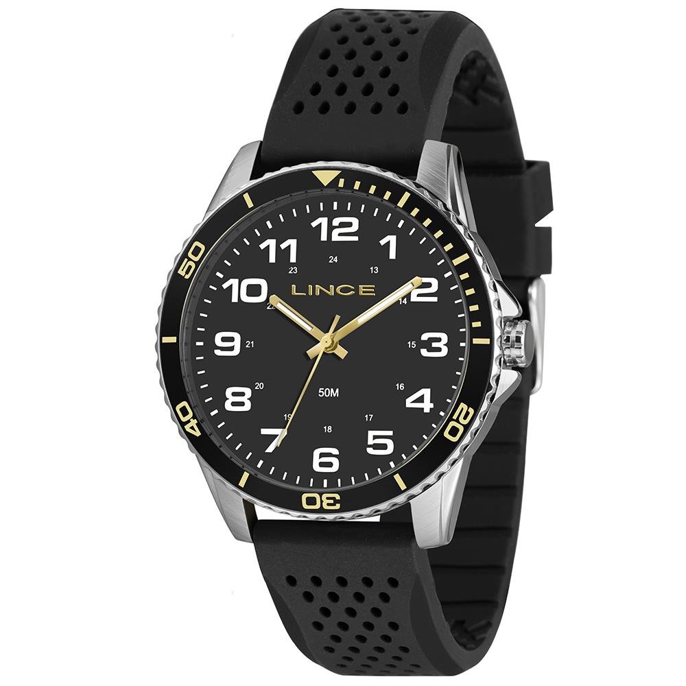 Relógio Lince Masculino Ref: Mrpm053l46 P2px Esportivo Prateado Prata 1