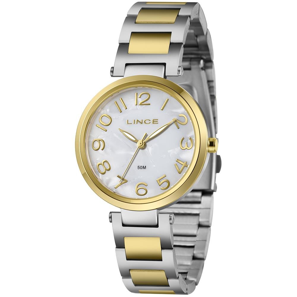 Relógio Lince Feminino Ref: Lrtm031l36 B2sk Casual Bicolor
