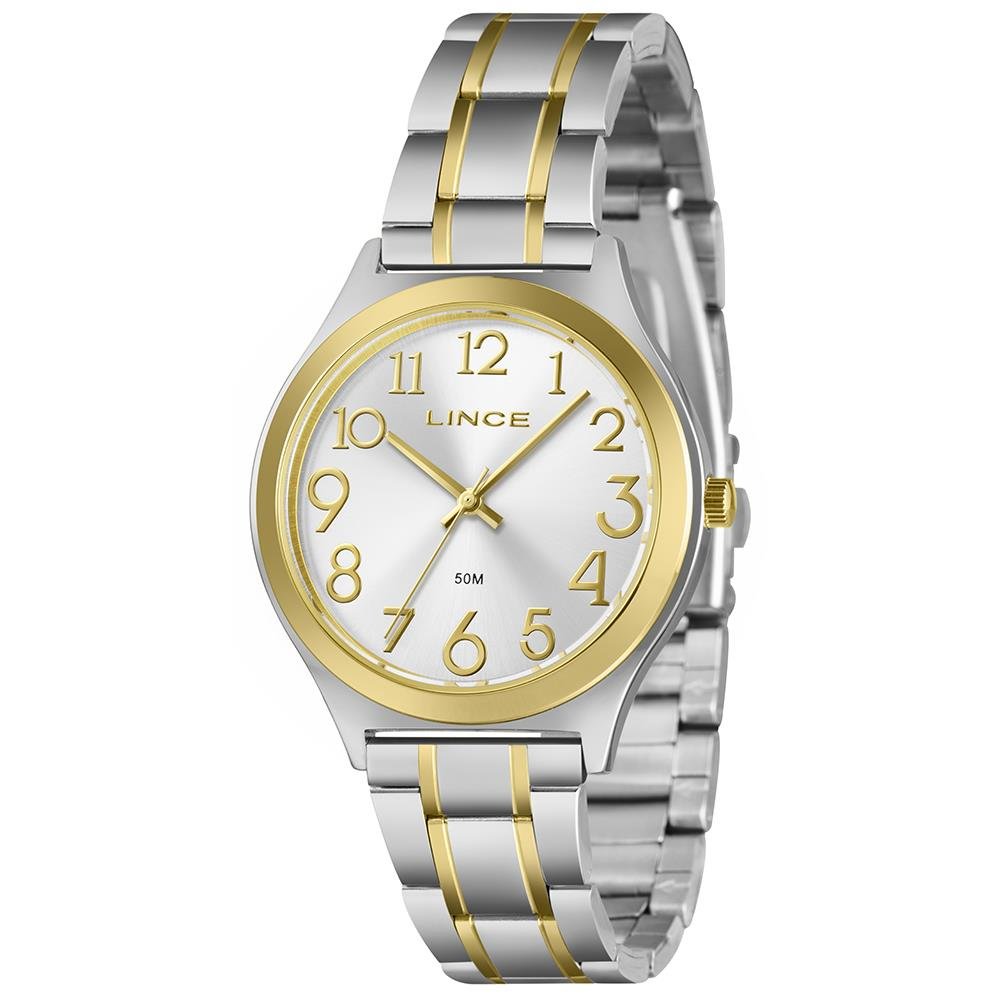 Relógio Lince Feminino Ref: Lrtm029l38 S2sk Casual Bicolor