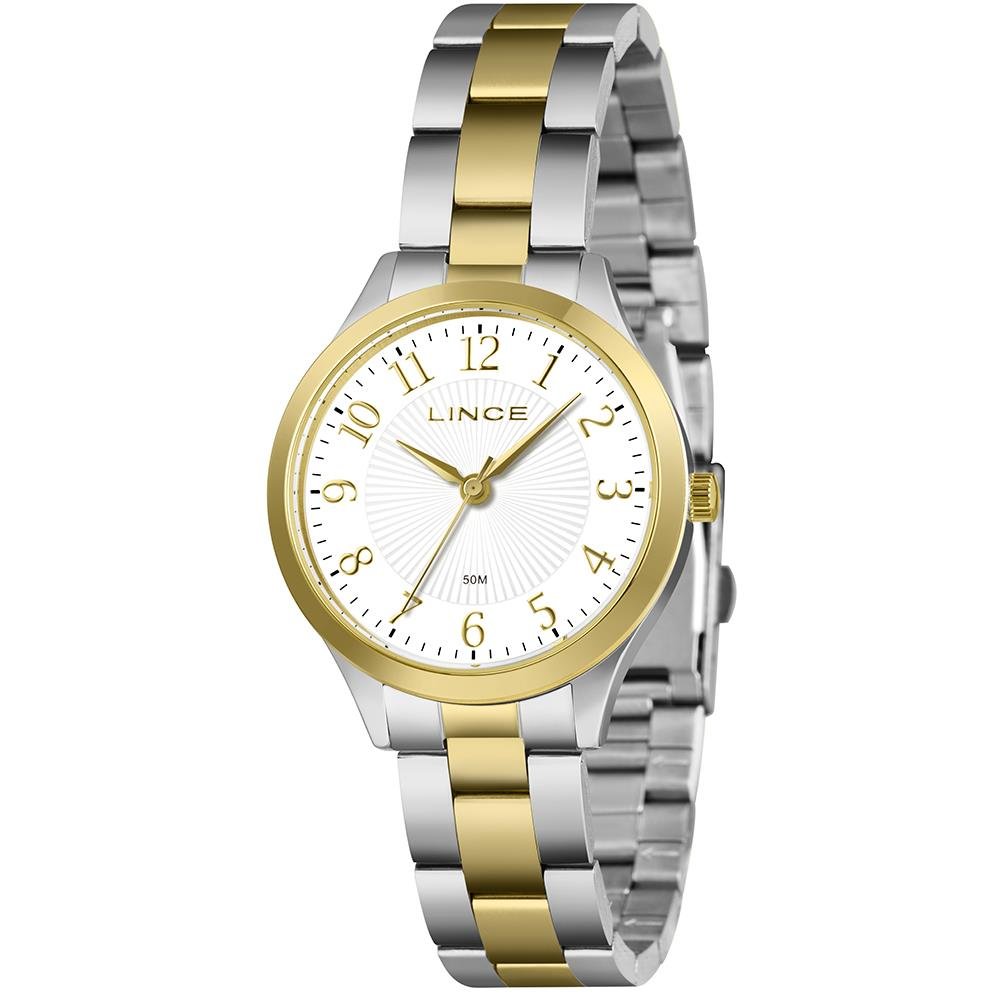 Relógio Lince Feminino Ref: Lrtm034l36 B2sk Casual Bicolor