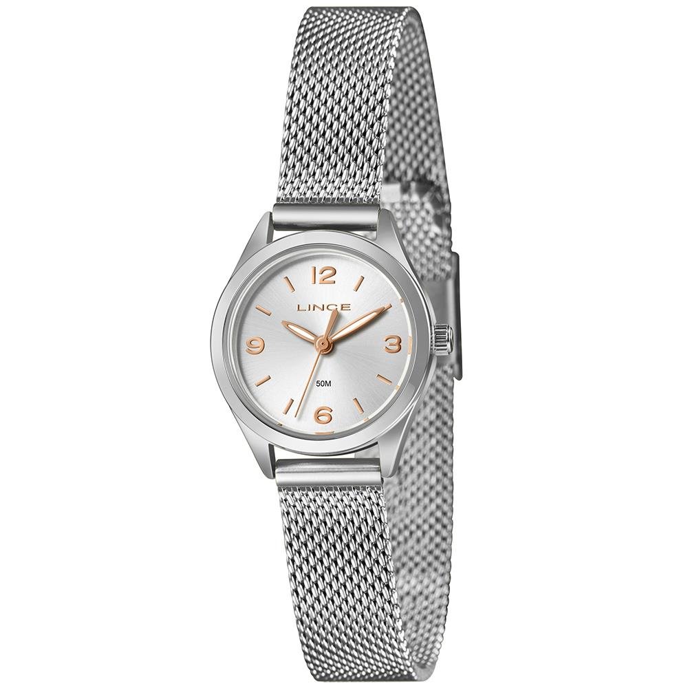 Relógio Lince Feminino Ref: Lrmh271l25 S2sx Casual Mesh Prateado