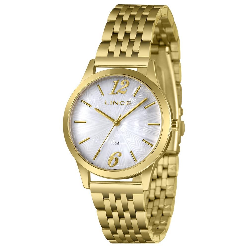 Relógio Lince Feminino Ref: Lrgm035l36 B2kx Casual Dourado