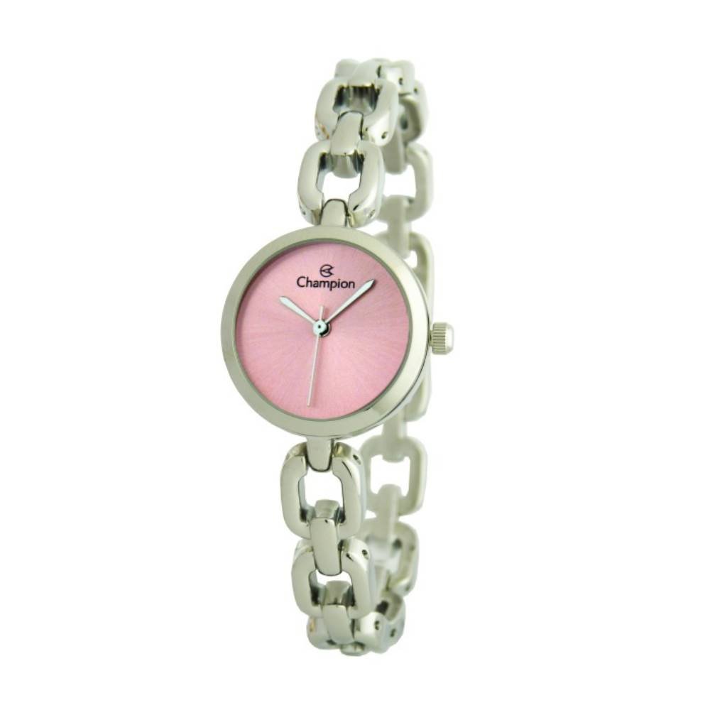 Relógio Champion Feminino Ref: Cf26071i Bracelete Prateado Prata 1