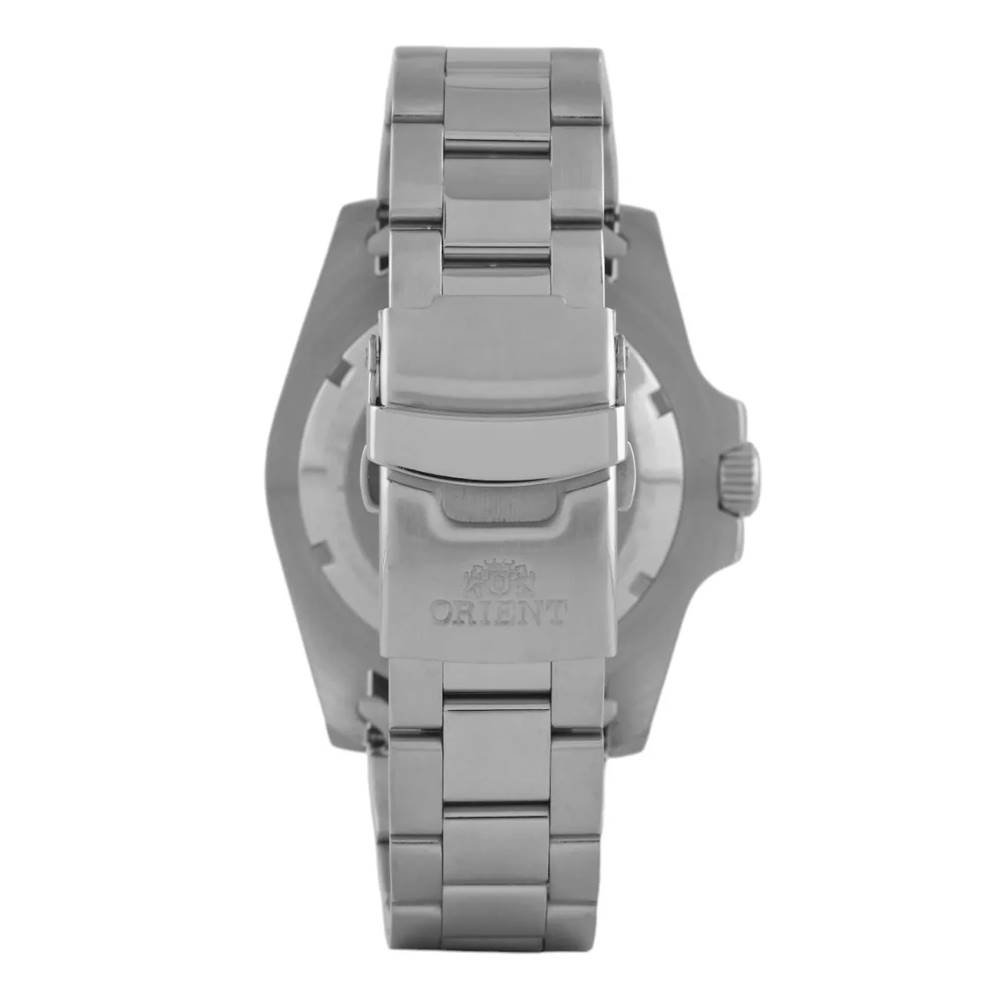 Relógio Orient Masculino Ref: Nh3ss009 W1sx Automático Prateado Prata 3
