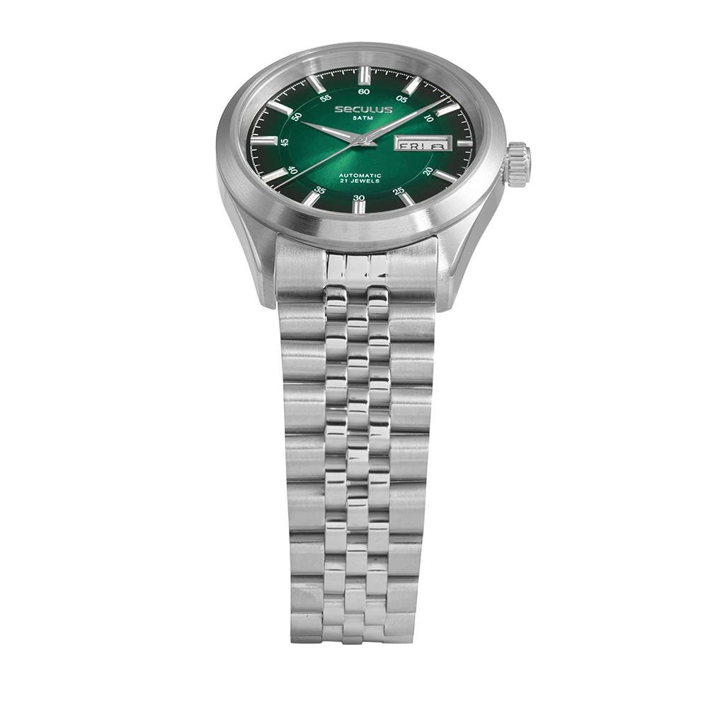 Relógio Seculus Masculino Ref: 77361g0svna3 Automático Prateado Prata 2