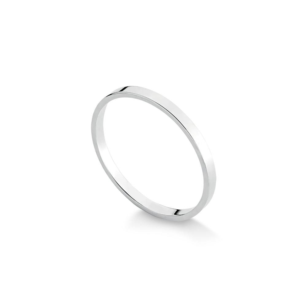 Aliança em Prata 925 - 2 mm Prata 2