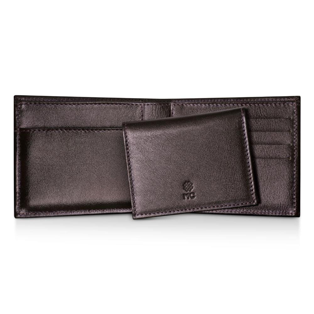 Carteira Masculina em Couro Café Marrom 2