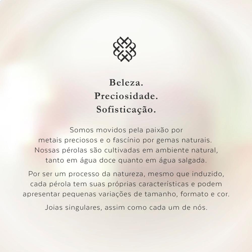 Colar Com Pérola e Topázio em Prata 925 Prata 3