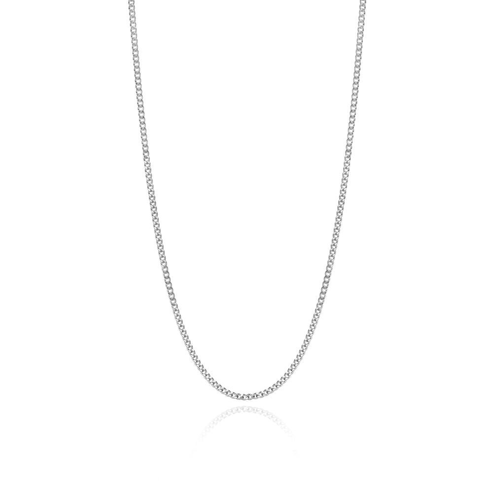 Corrente Malha Groumet em Prata 925 - 50 cm Prata 1