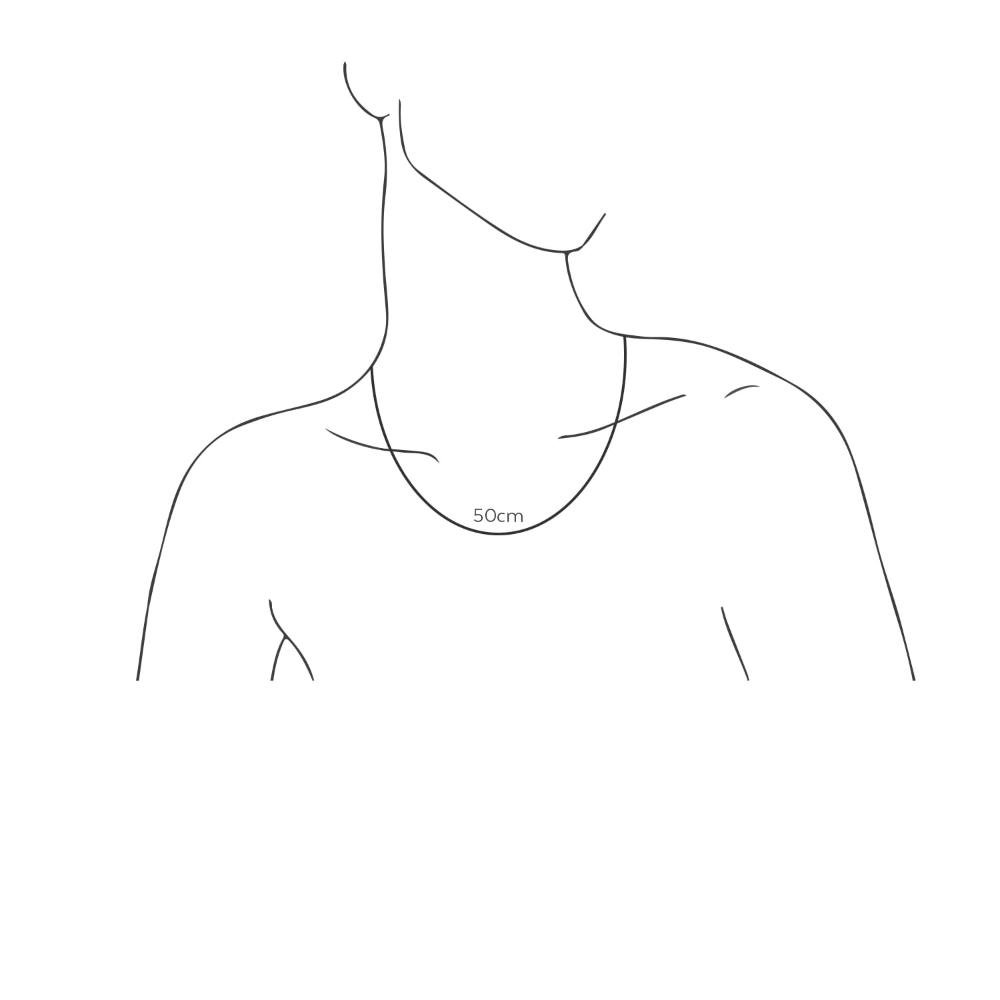 Corrente Malha Groumet em Prata 925 - 50 cm Prata 2