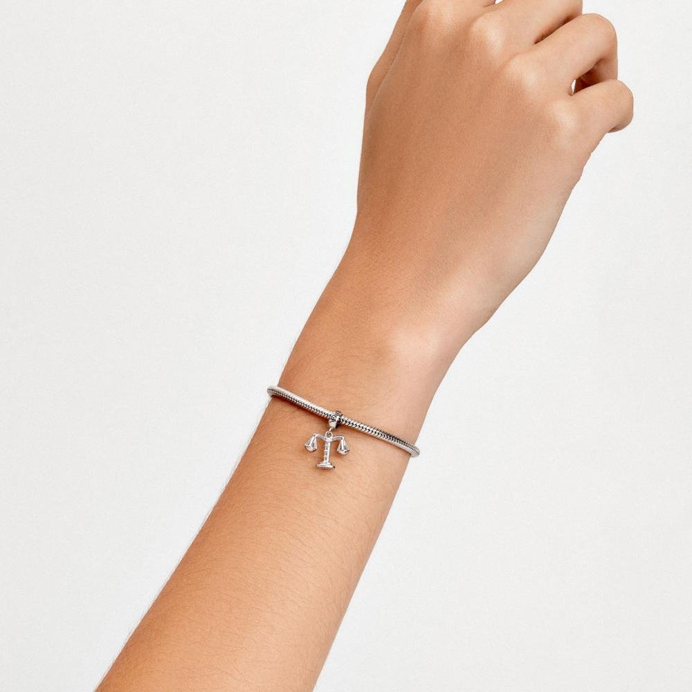 Charm Direito Cravejado em Prata 925 Prata 2