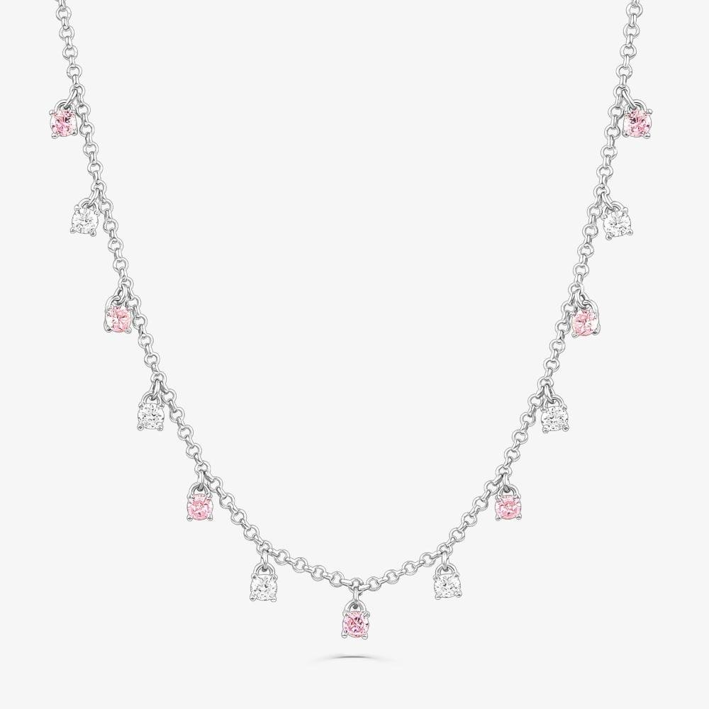 Colar Cravejado em Prata 925 Prata 1