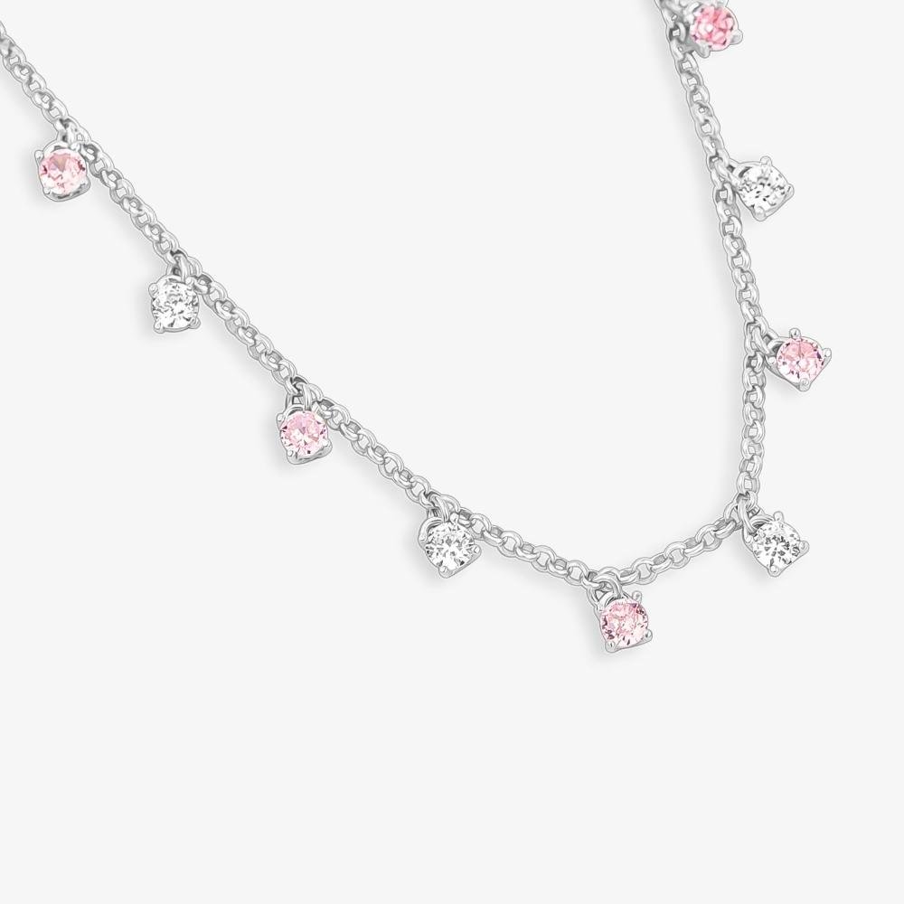 Colar Cravejado em Prata 925 Prata 4