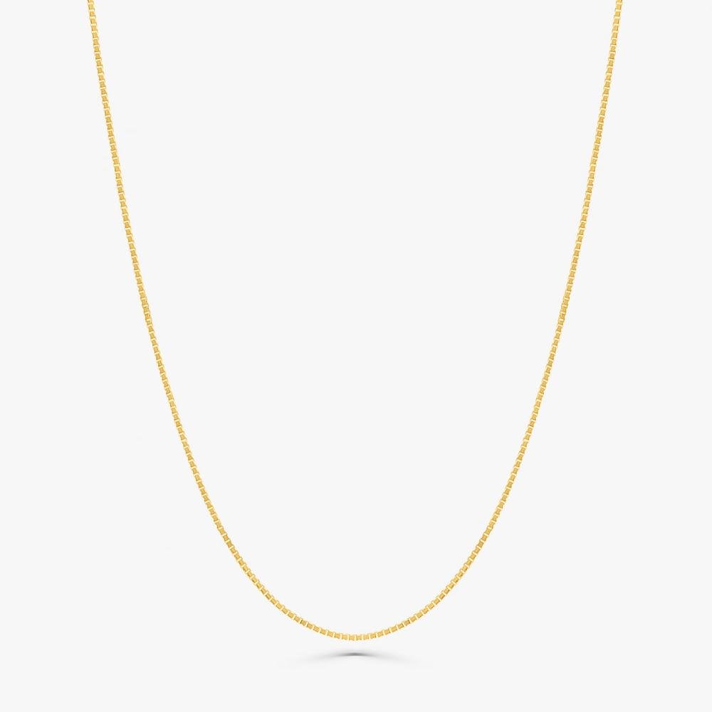 Corrente Malha Veneziana em Prata 925 com Banho de Ouro Amarelo 18k - 45 cm Prata 3