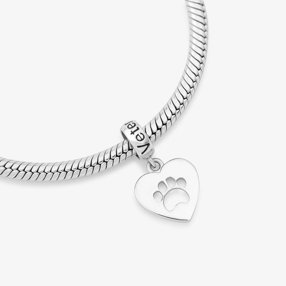 Charm Veterinária em Prata 925 Prata 3