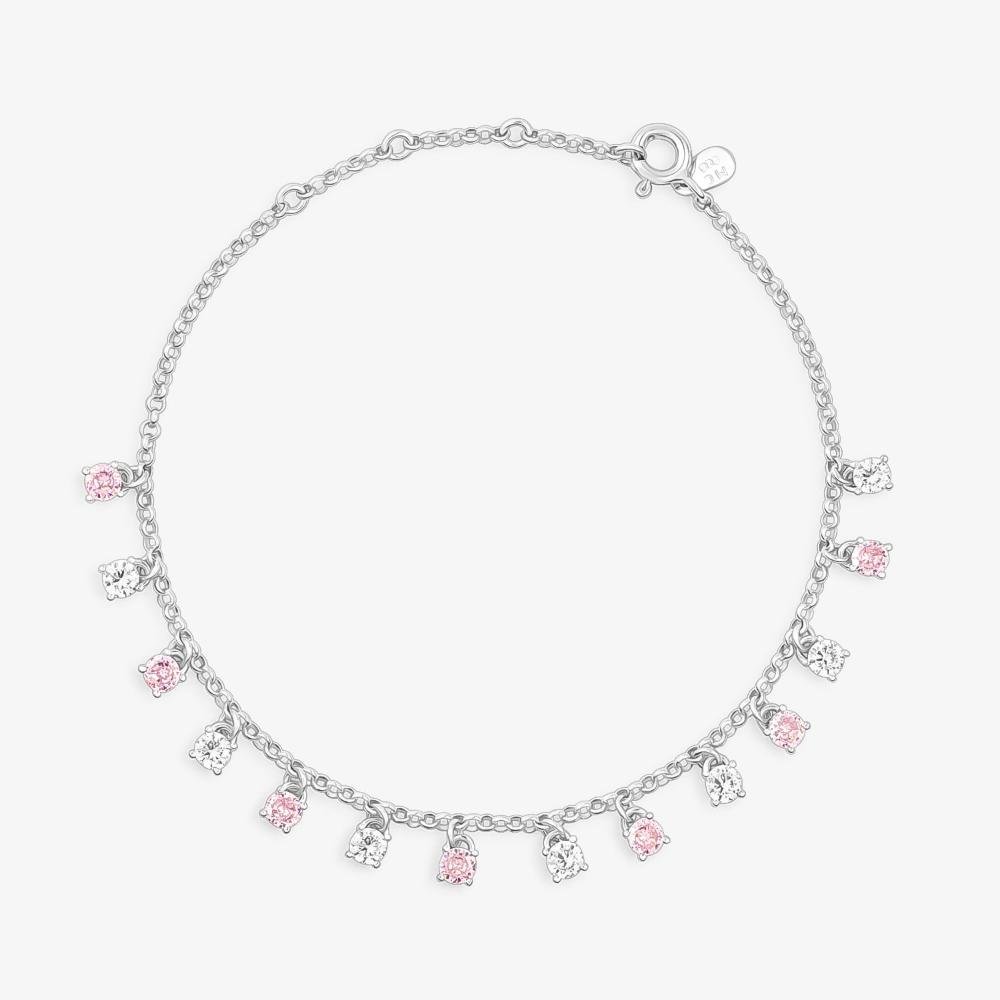Pulseira Cravejada em Prata 925 Prata 1