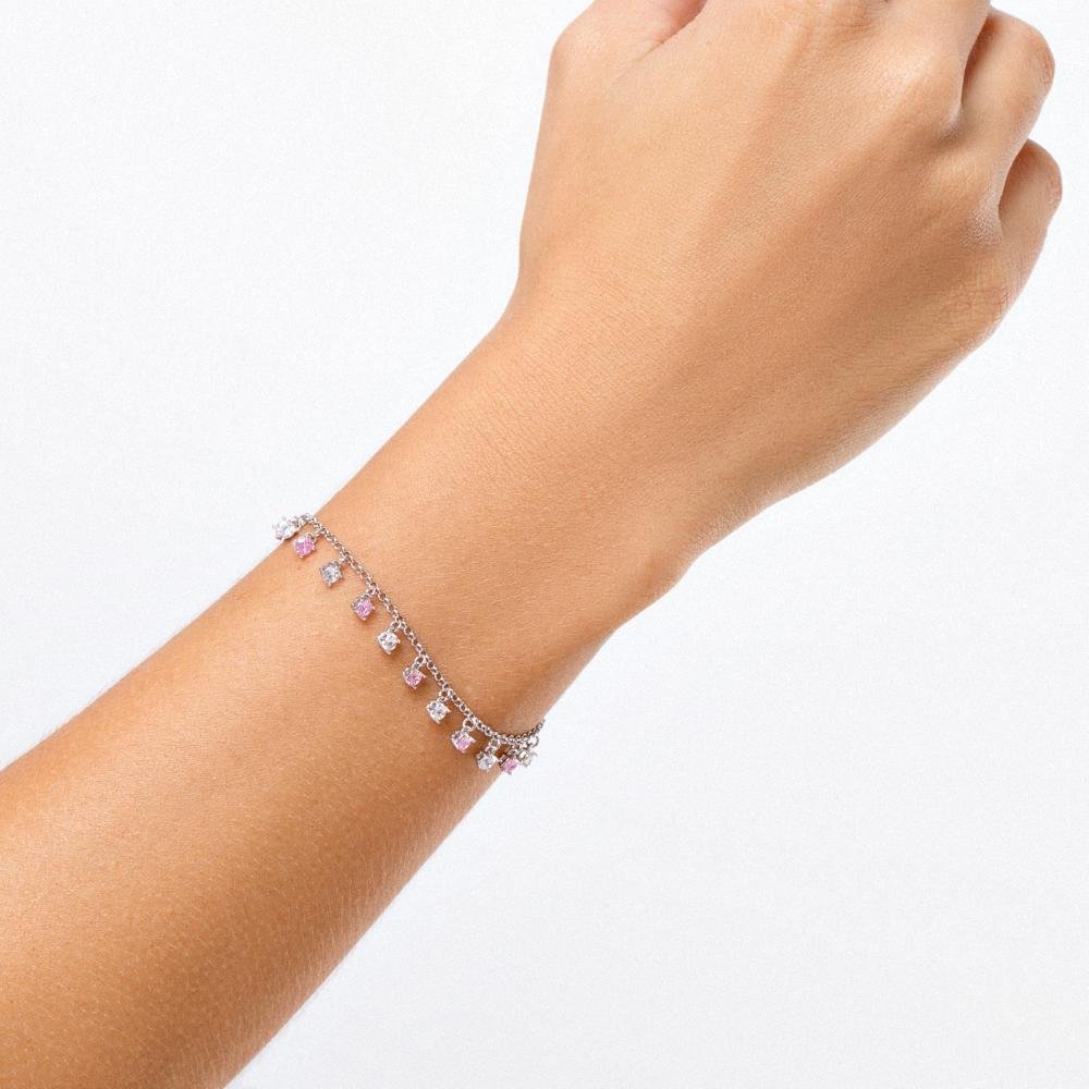 Pulseira Cravejada em Prata 925 Prata 2