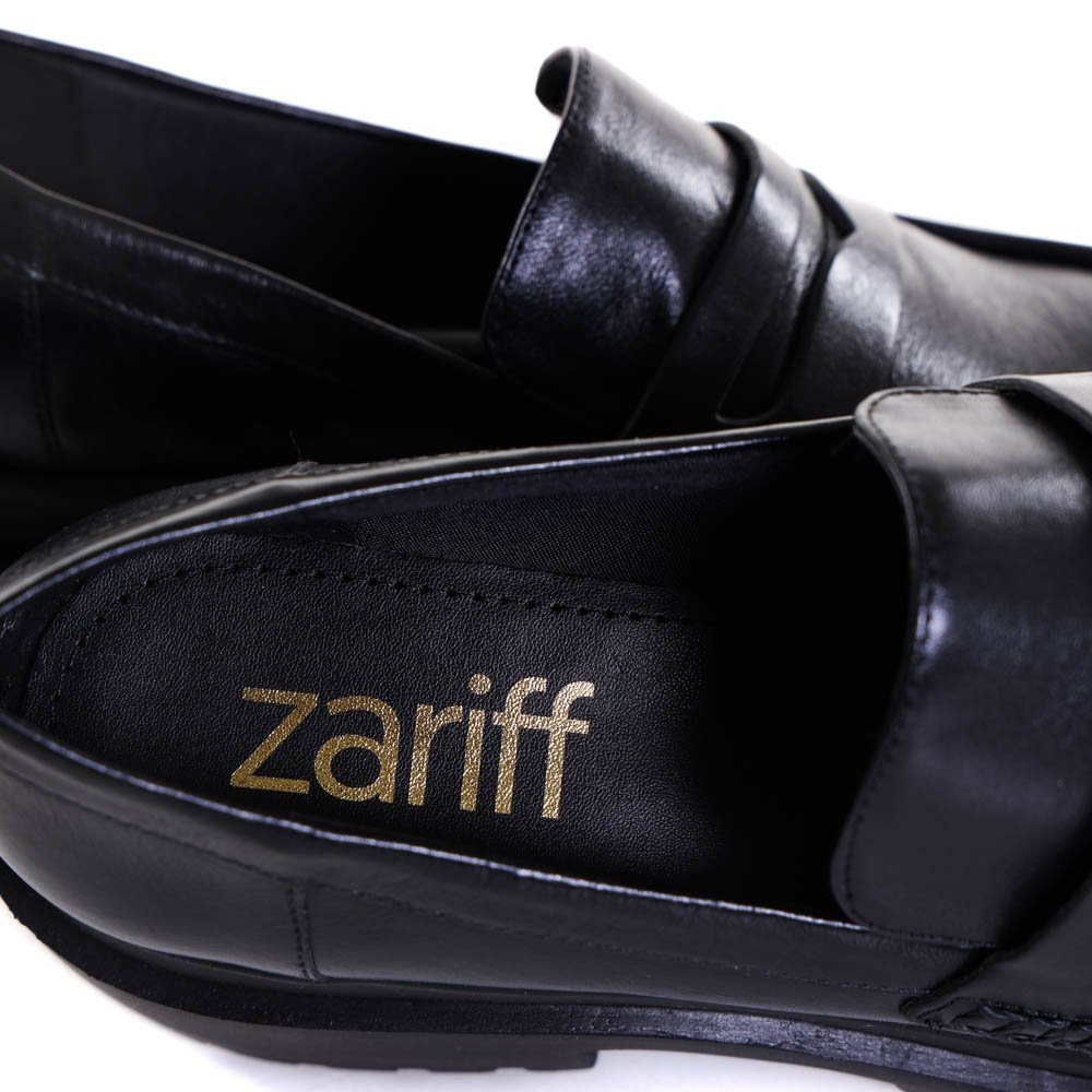 Mocassim Feminino Zariff Plataforma 2183-71203 Preto 4