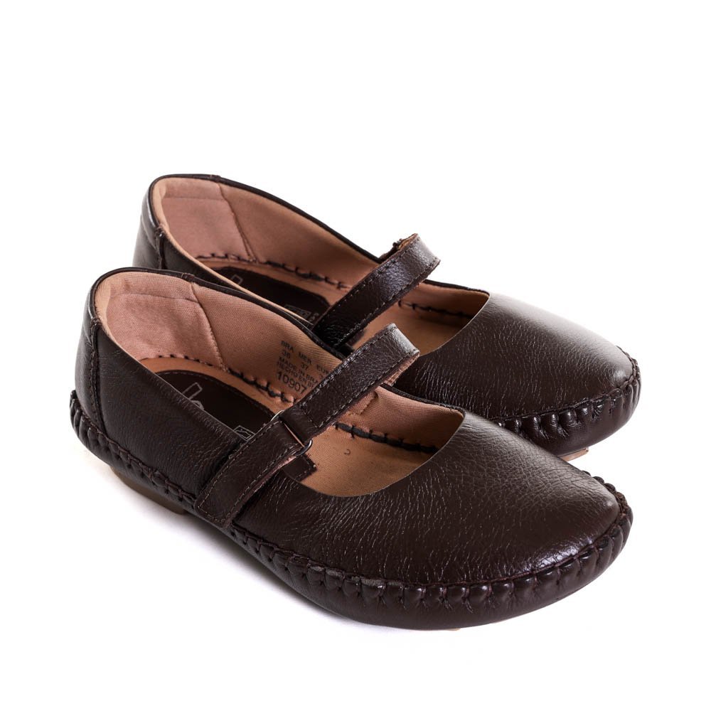 Sapato Feminino Leve Comfort F10907  Marrom 3