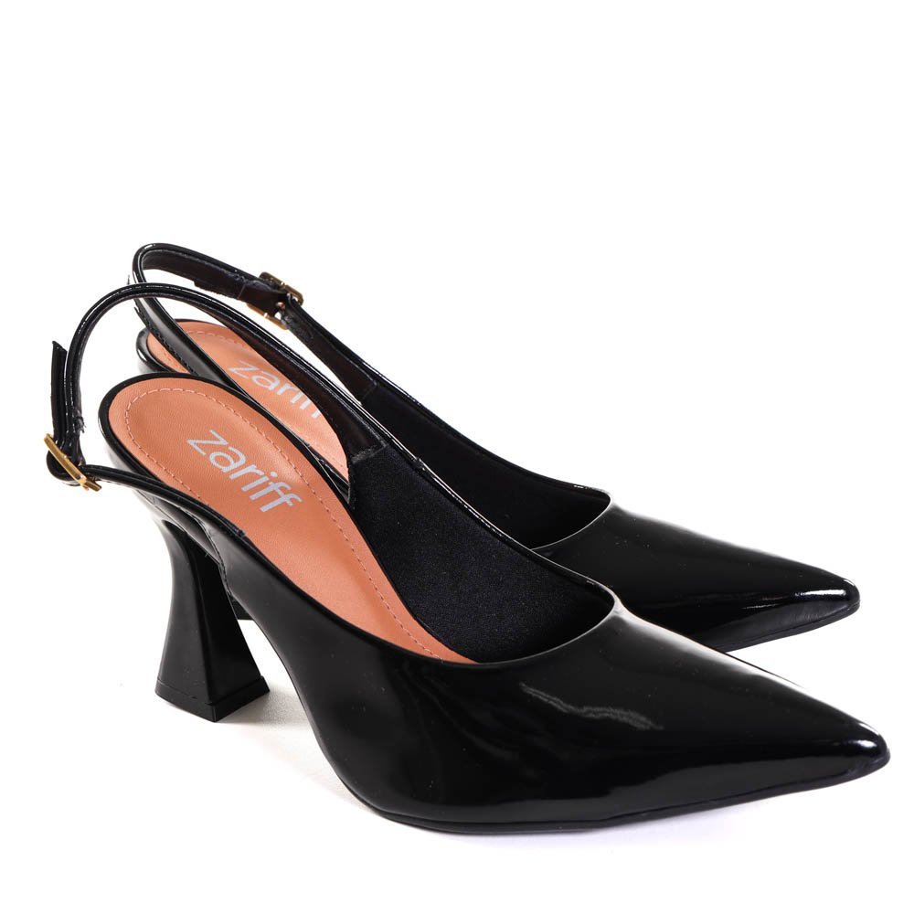 Sapato Feminino Slingback Zariff 9426-070 Preto 3