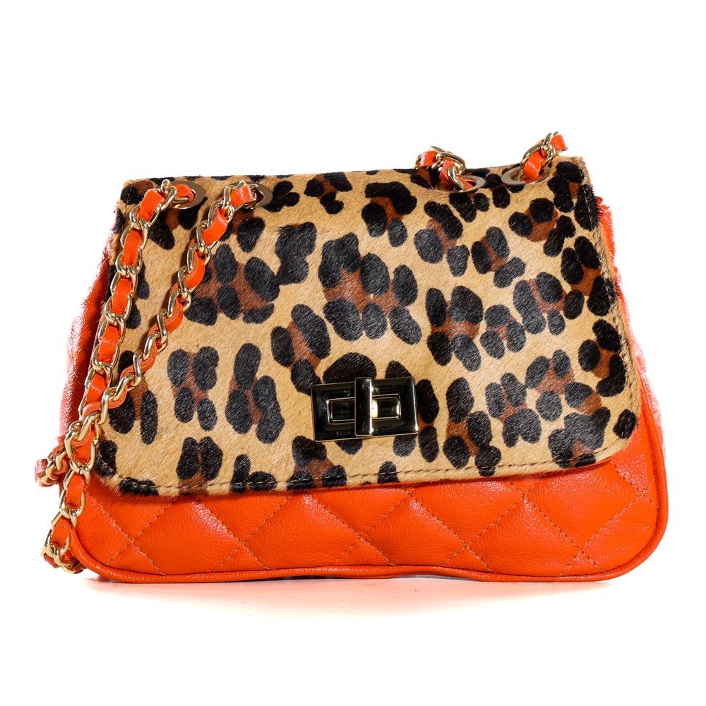 Bolsa Zariff J00016bb Leopardo Laranja 2