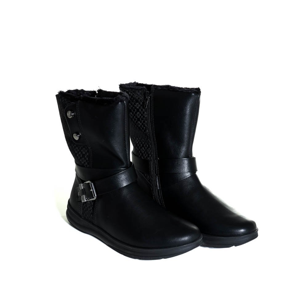 Bota Feminina ComfortFlex 2391303 Preto 3