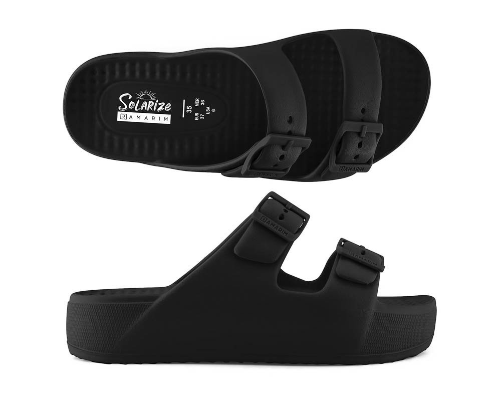 Chinelo Slide Feminino Ramarim 237201 Preto 4