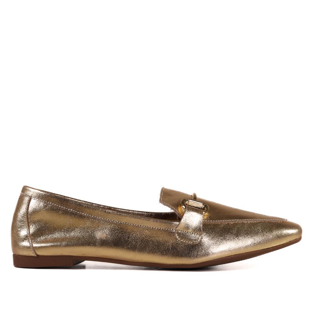 Loafer Feminino Zariff 215.268 Dourado 1
