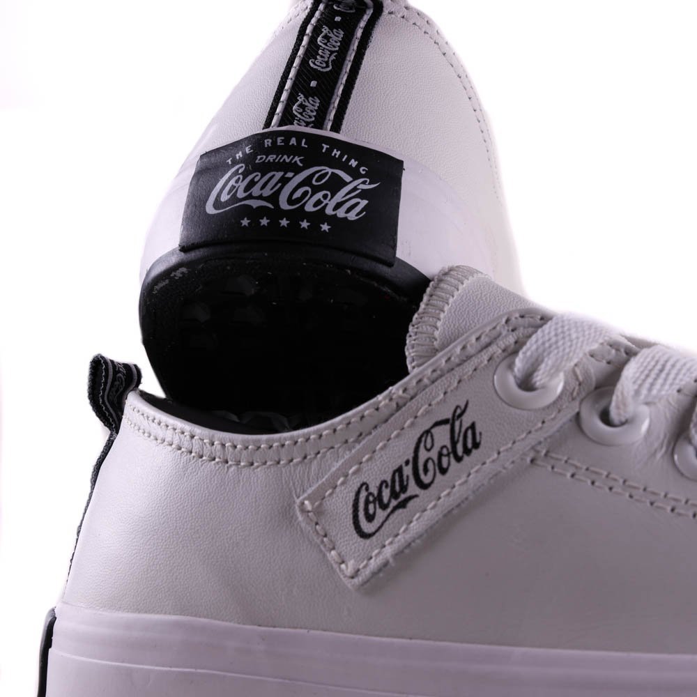 Tênis Coca-Cola Shoes Lettering Masculino Branco 6