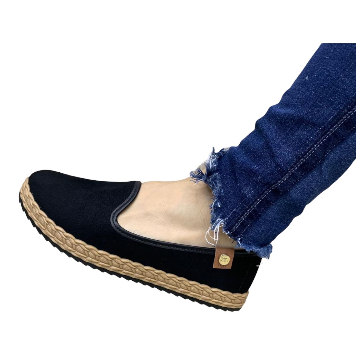 Sapatilha Moleca 5696.204 sapato Casual  Confortável  Feminino  Preto 2