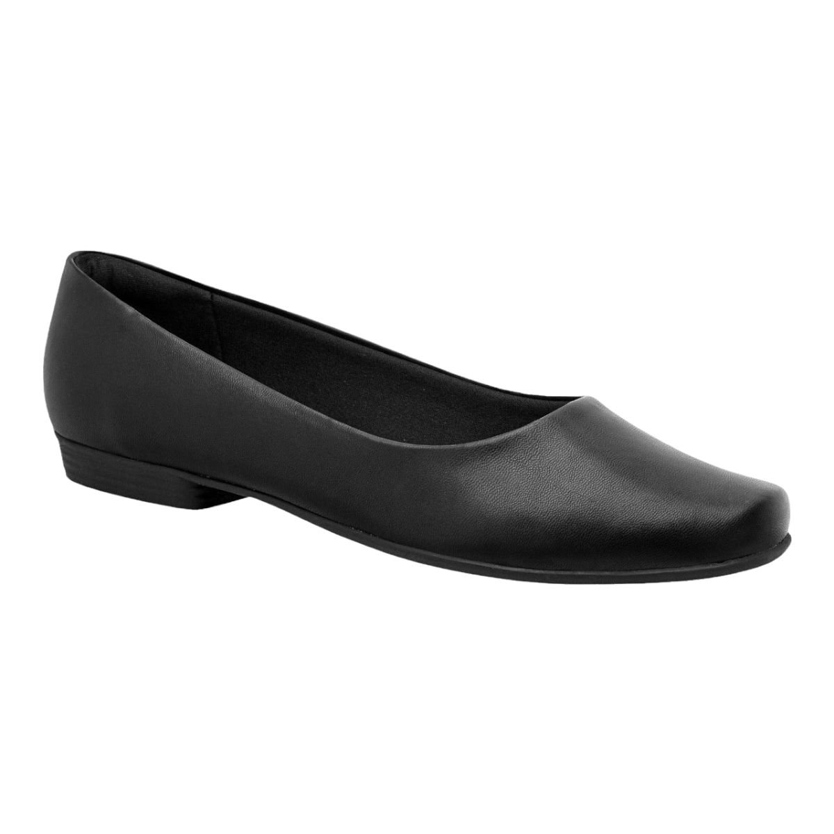 Sapato Piccadilly 250115 Sapatilha Casual Conforto Leve Feminino Preto 1