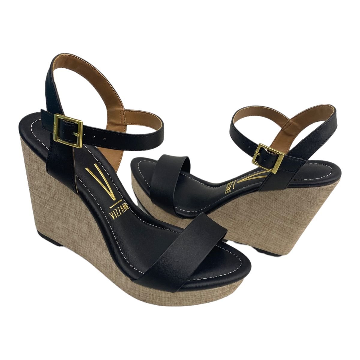 Sandália Vizzano Anabela Plataforma Leve 6283.2000 Feminina  Preto 5