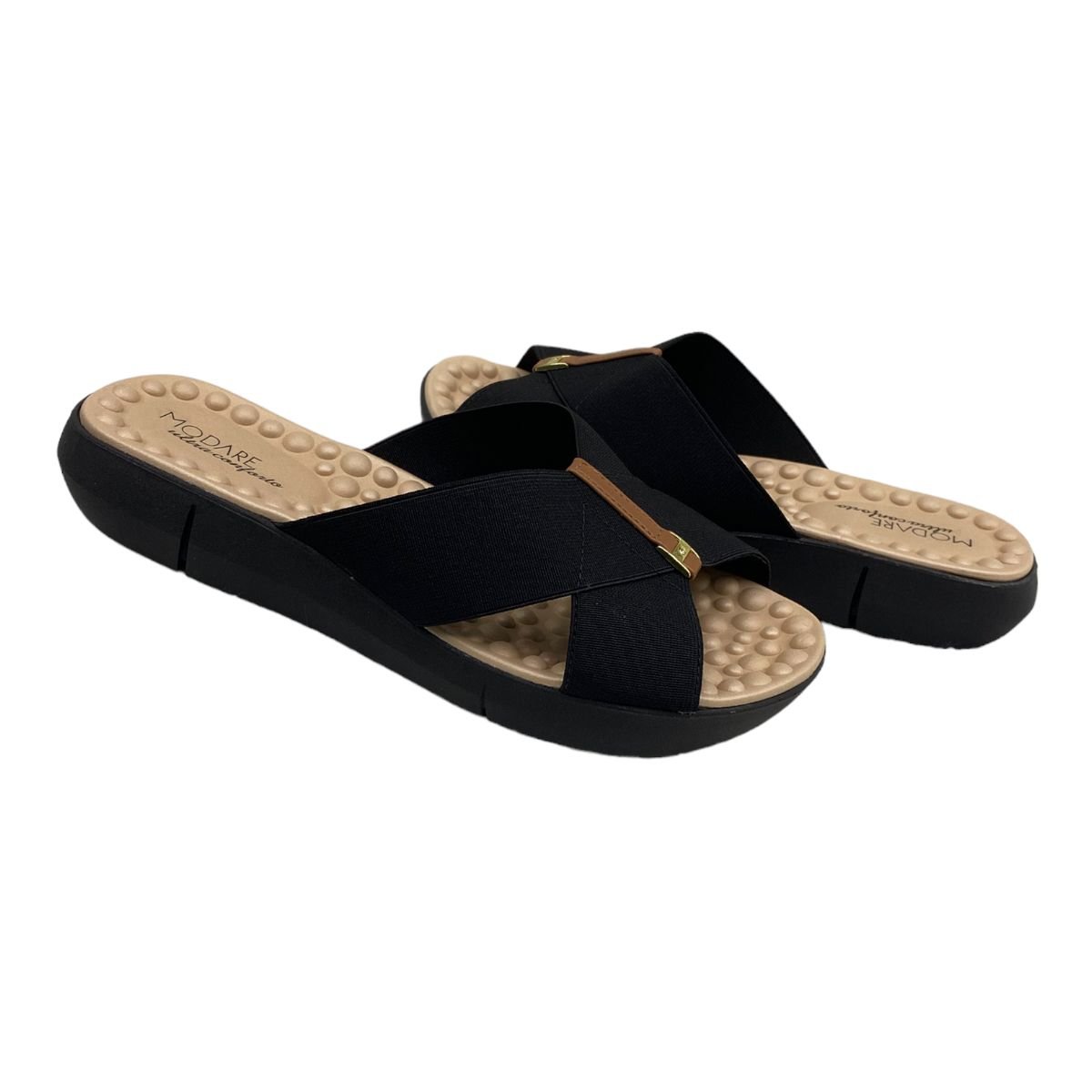 Tamanco Modare Anabela Casual 7142 Preto 5