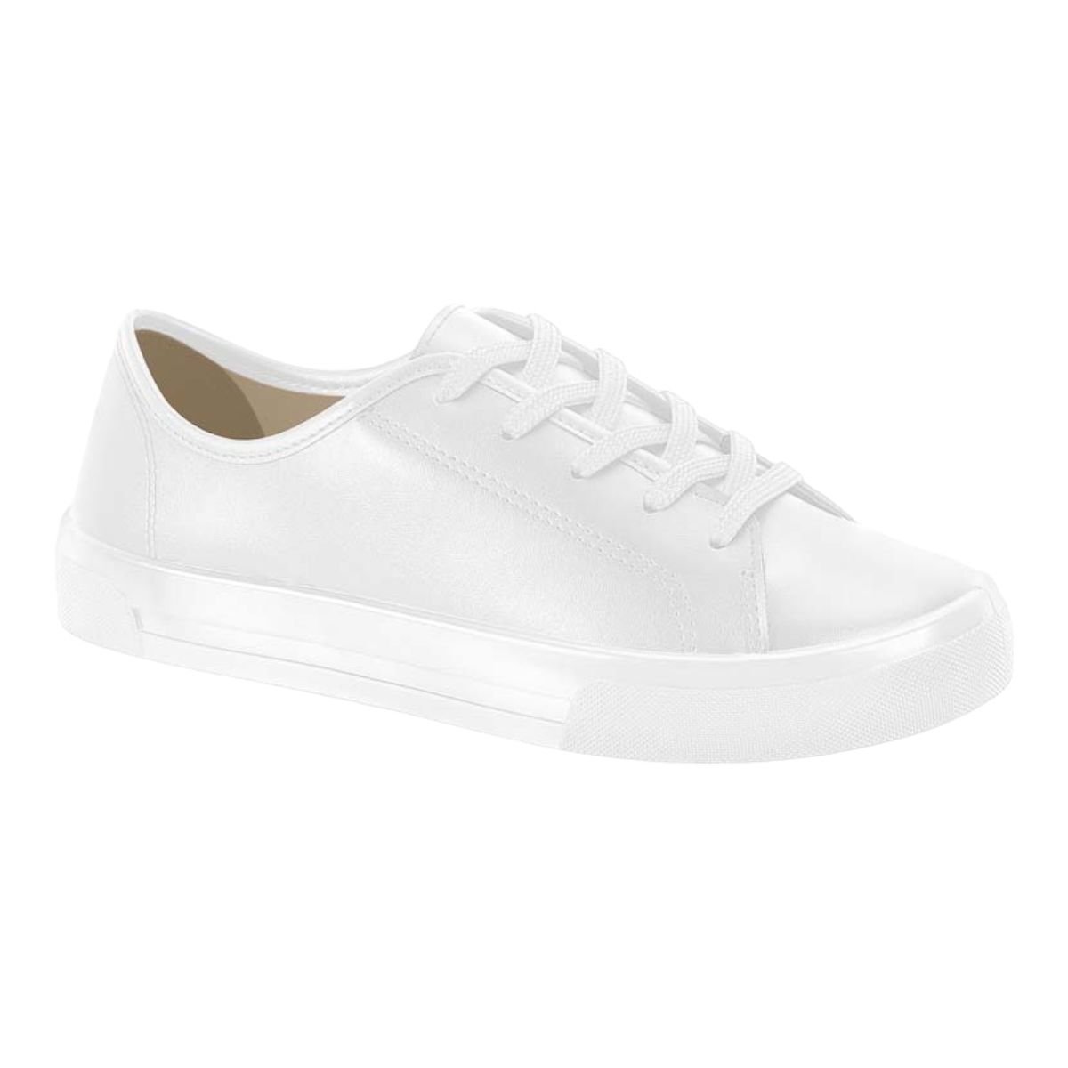 Tênis Moleca 5667.133 Flatform Cadarço Conforto Casual Leve Feminino
