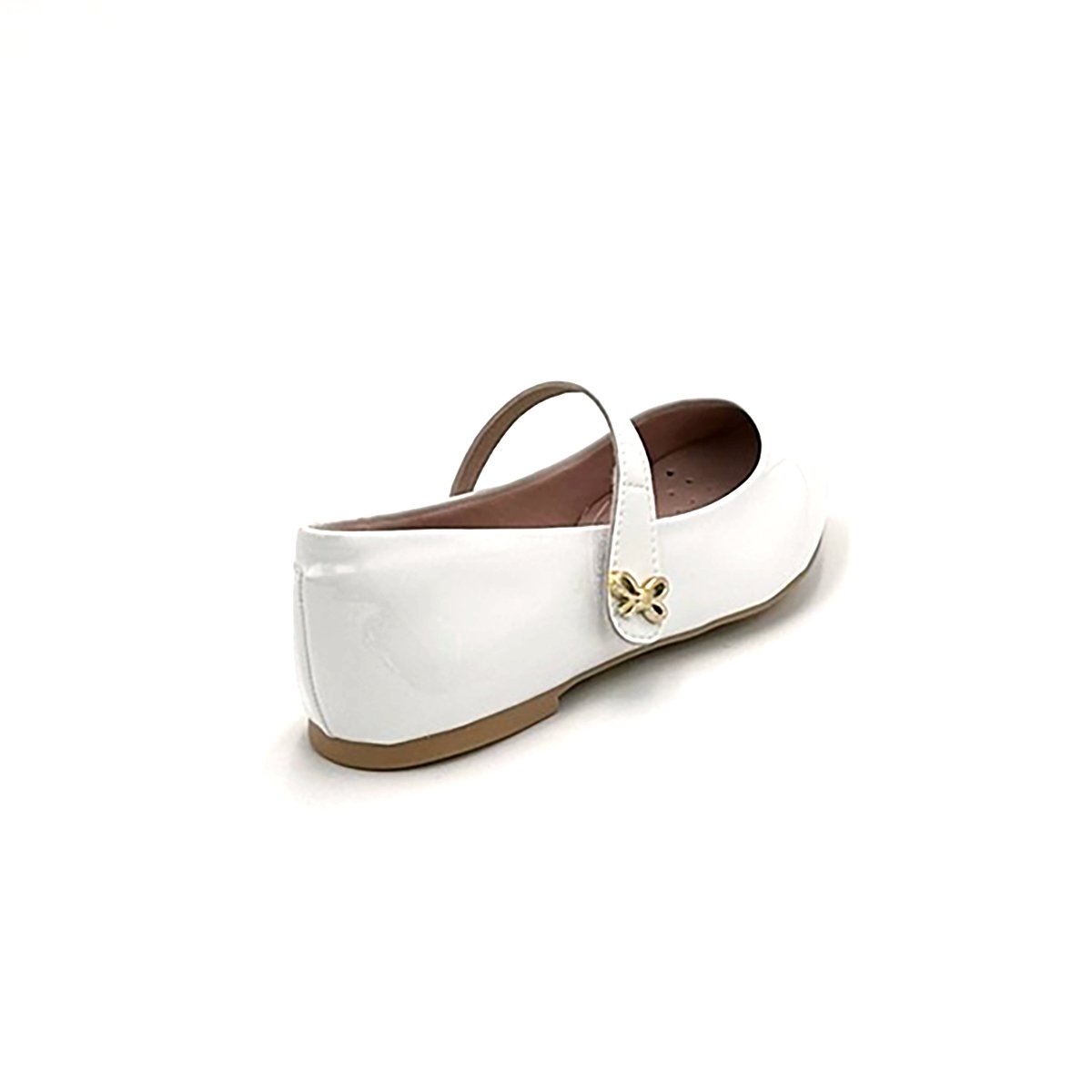 Sapatilha Sua Sia 51807 Sapato Festa Bico Fino Social Infantil Menina Branco 2