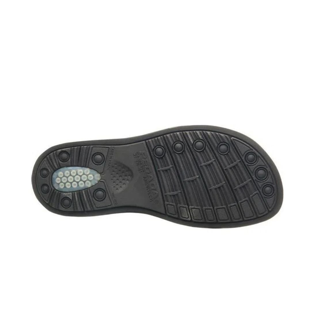 Sandália Pegada Masculina Em Couro Marrom 5