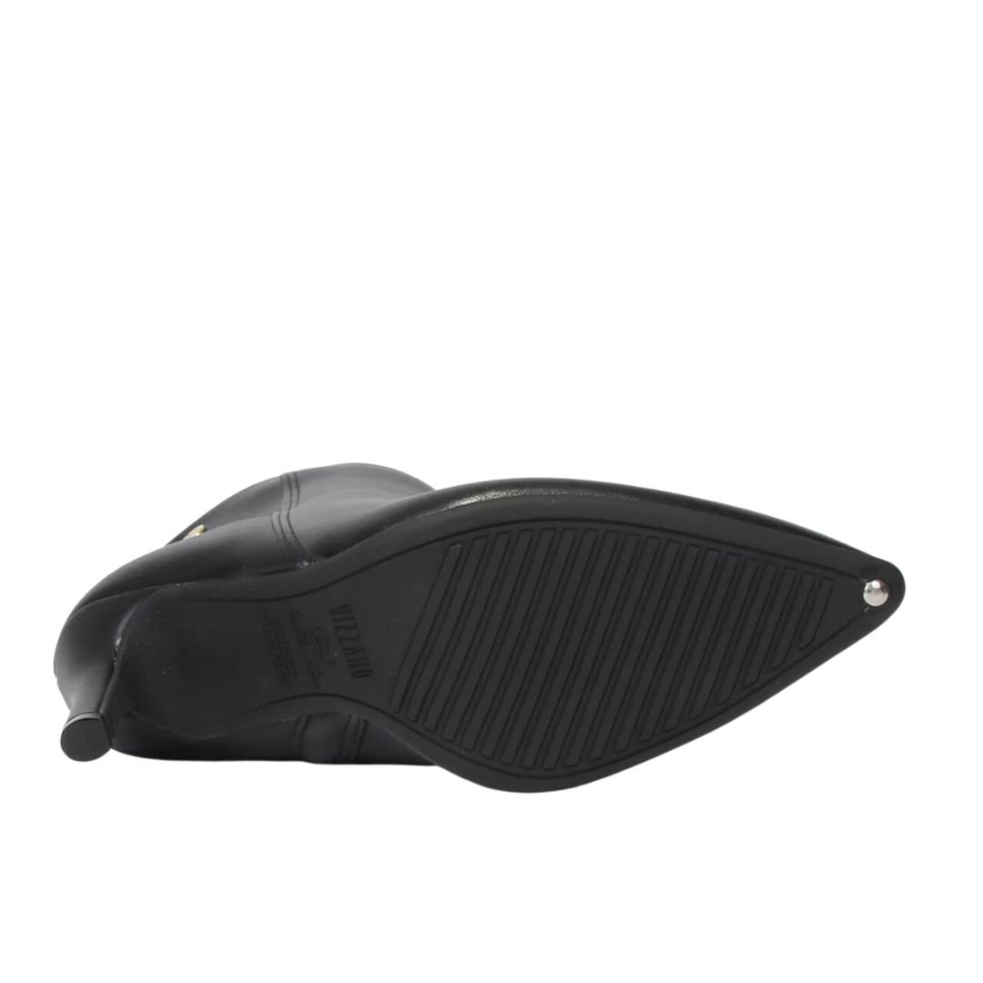 Bota Vizzano Bico Fino Feminino Preto 4
