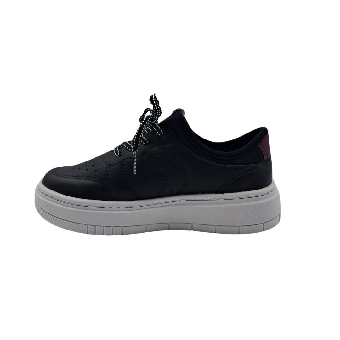 Tênis Casual Infantil Menina Pink Cats Calce Fácil Preto/Pink 4