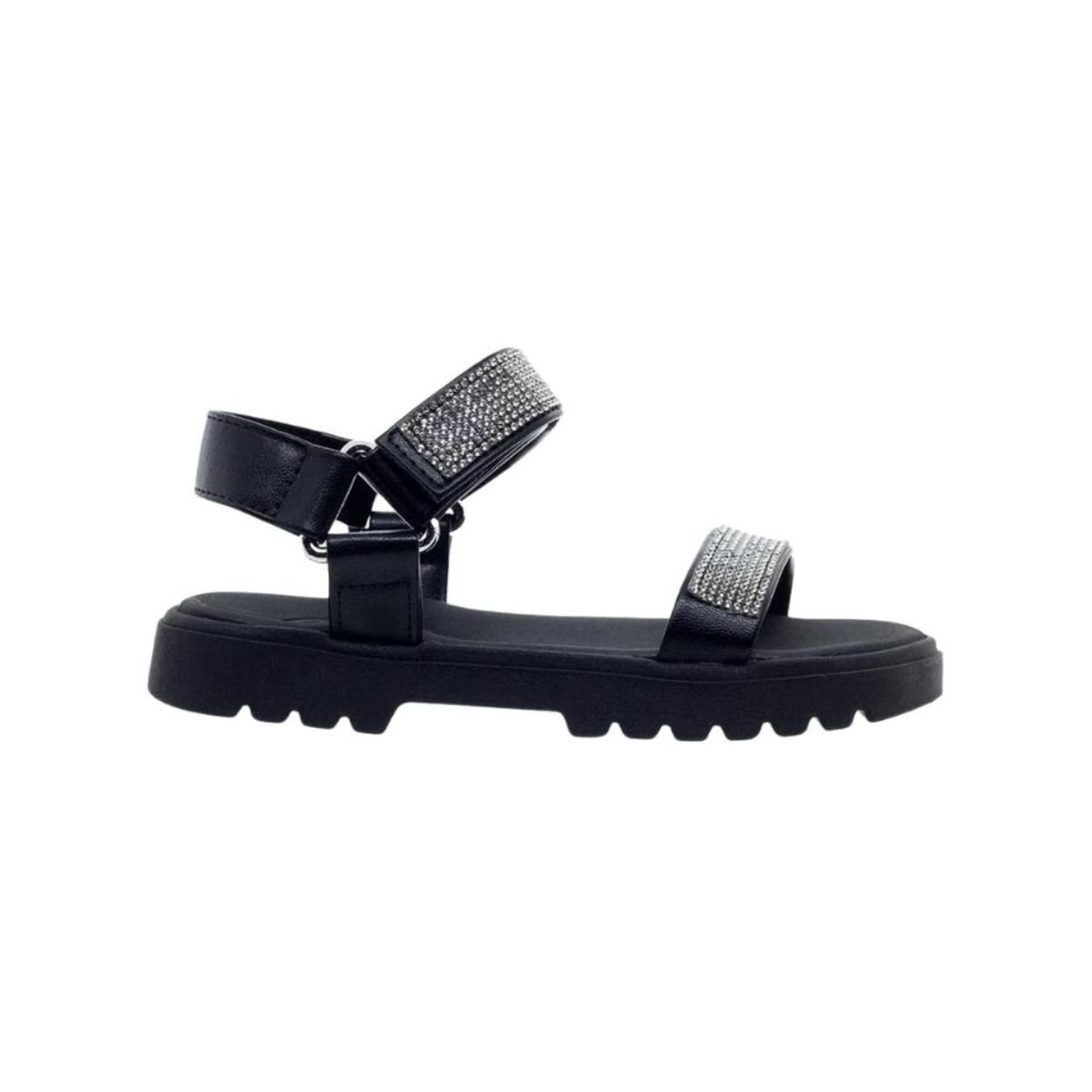Sandália Molekinha Flatform Menina Infantil Preto 2