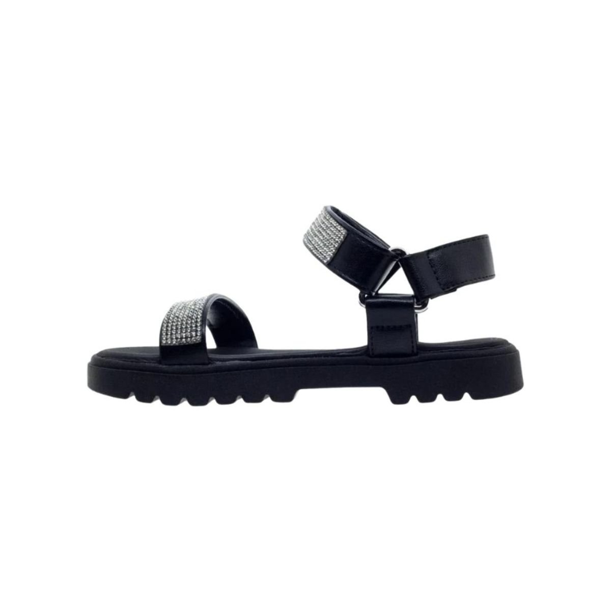 Sandália Molekinha Flatform Menina Infantil Preto 4
