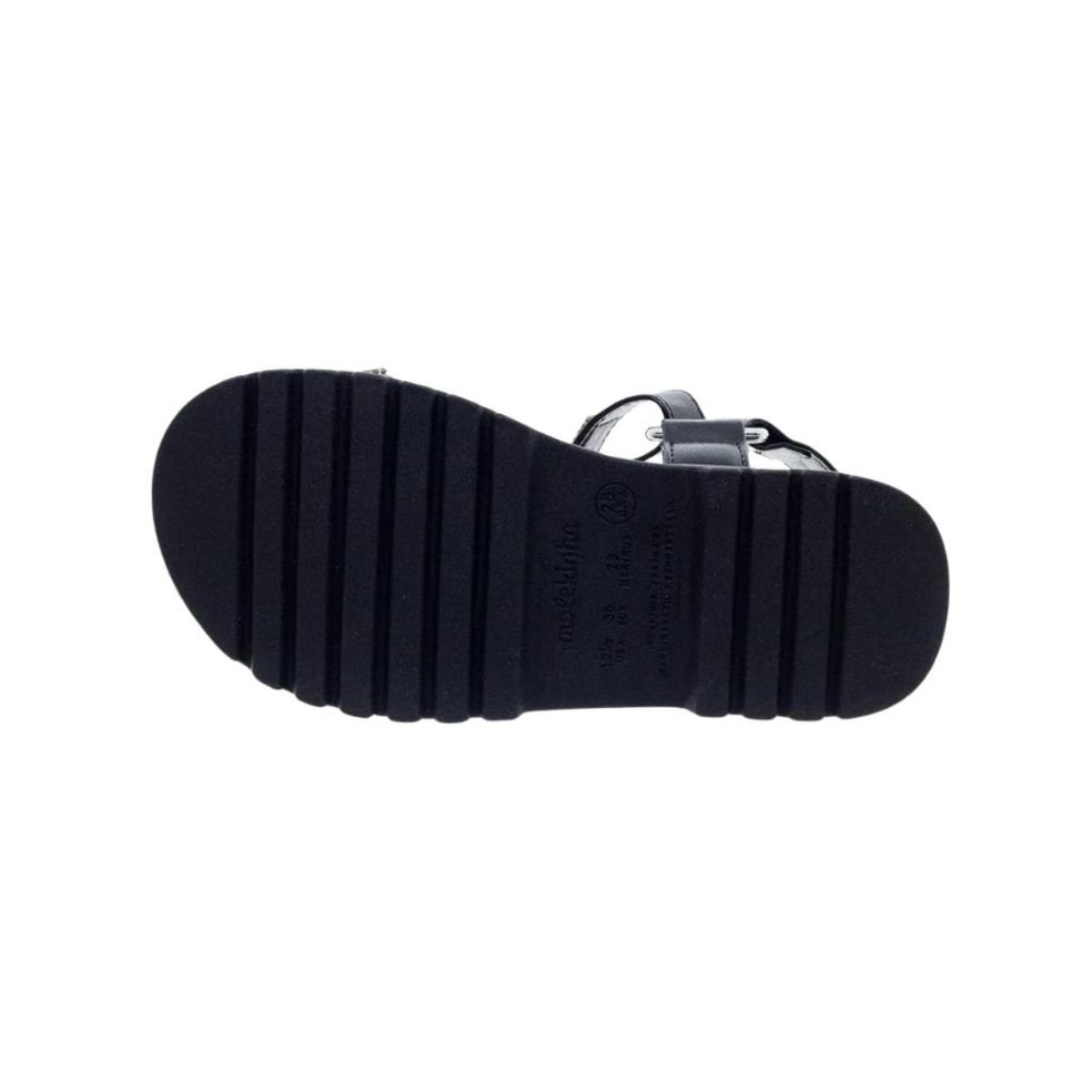 Sandália Molekinha Flatform Menina Infantil Preto 5