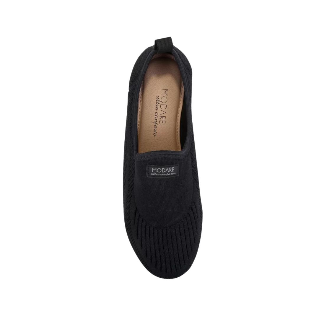 Tênis Slip On Casual Feminino Modare Ultraconforto Gel Tech Preto 5