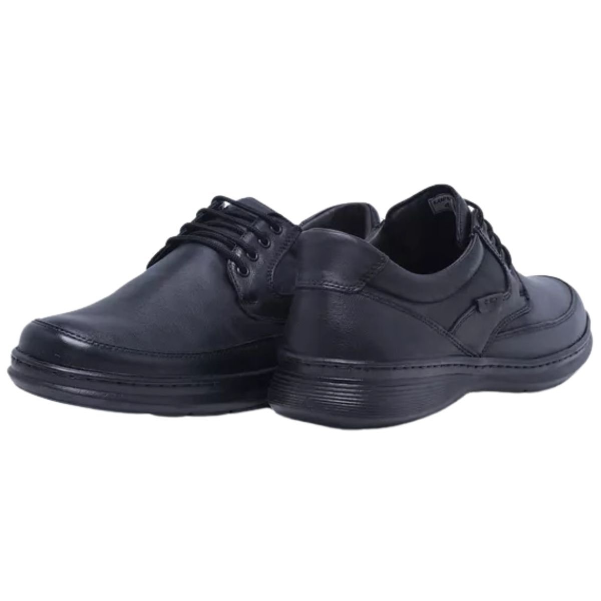 Sapato De Couro Masculino Casual Luflex Preto 3