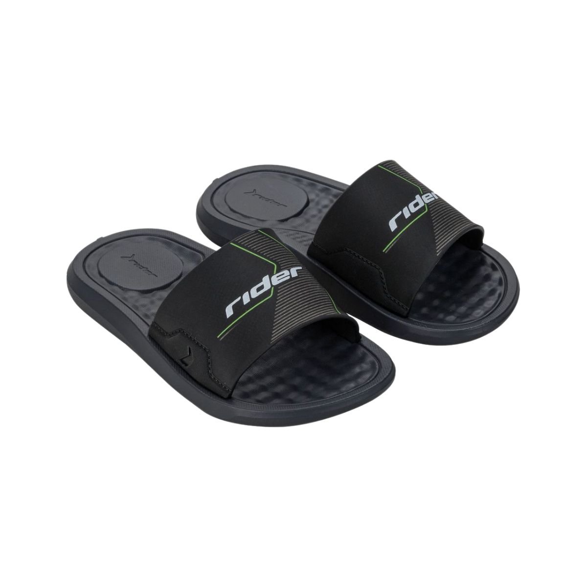 Chinelo Infantil Rider Step Slide Menino Cinza 2