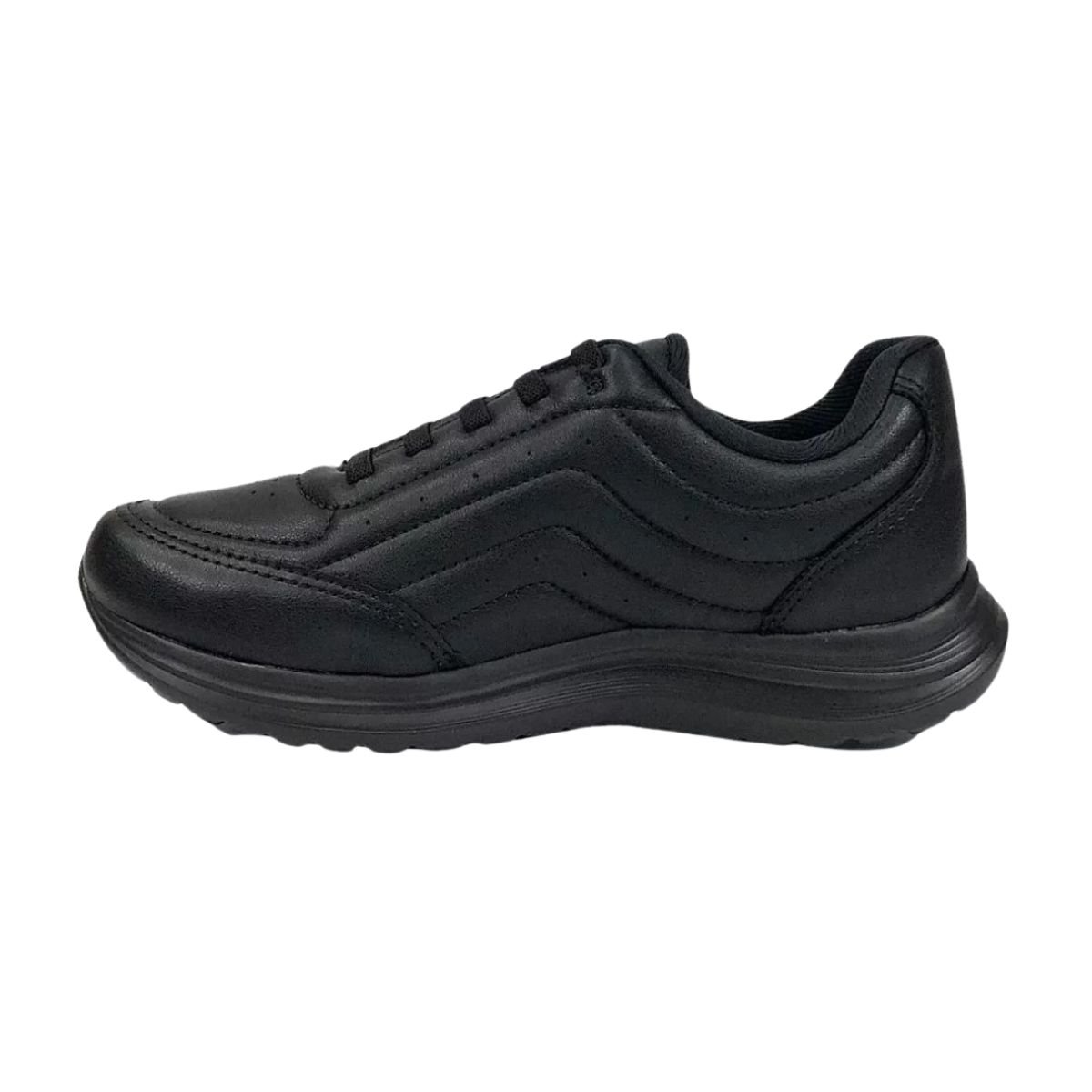 Tênis Casual Kolosh Esportivo Feminino Calce Fácil Preto 5