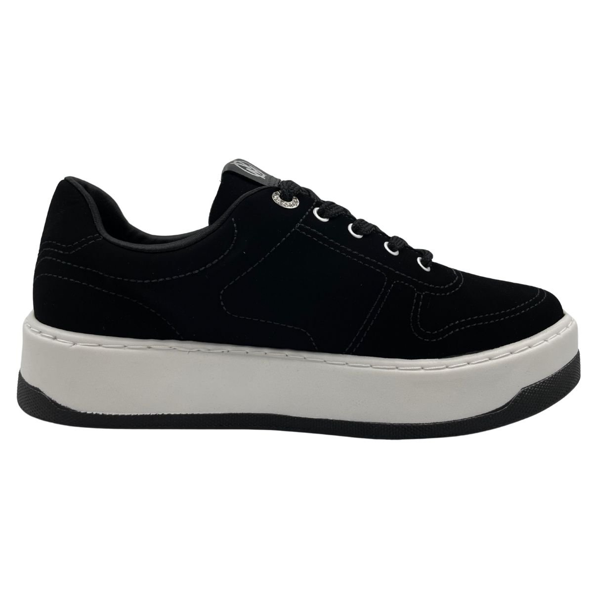 Tênis Casual Via Marte Flatform Feminino Preto 4