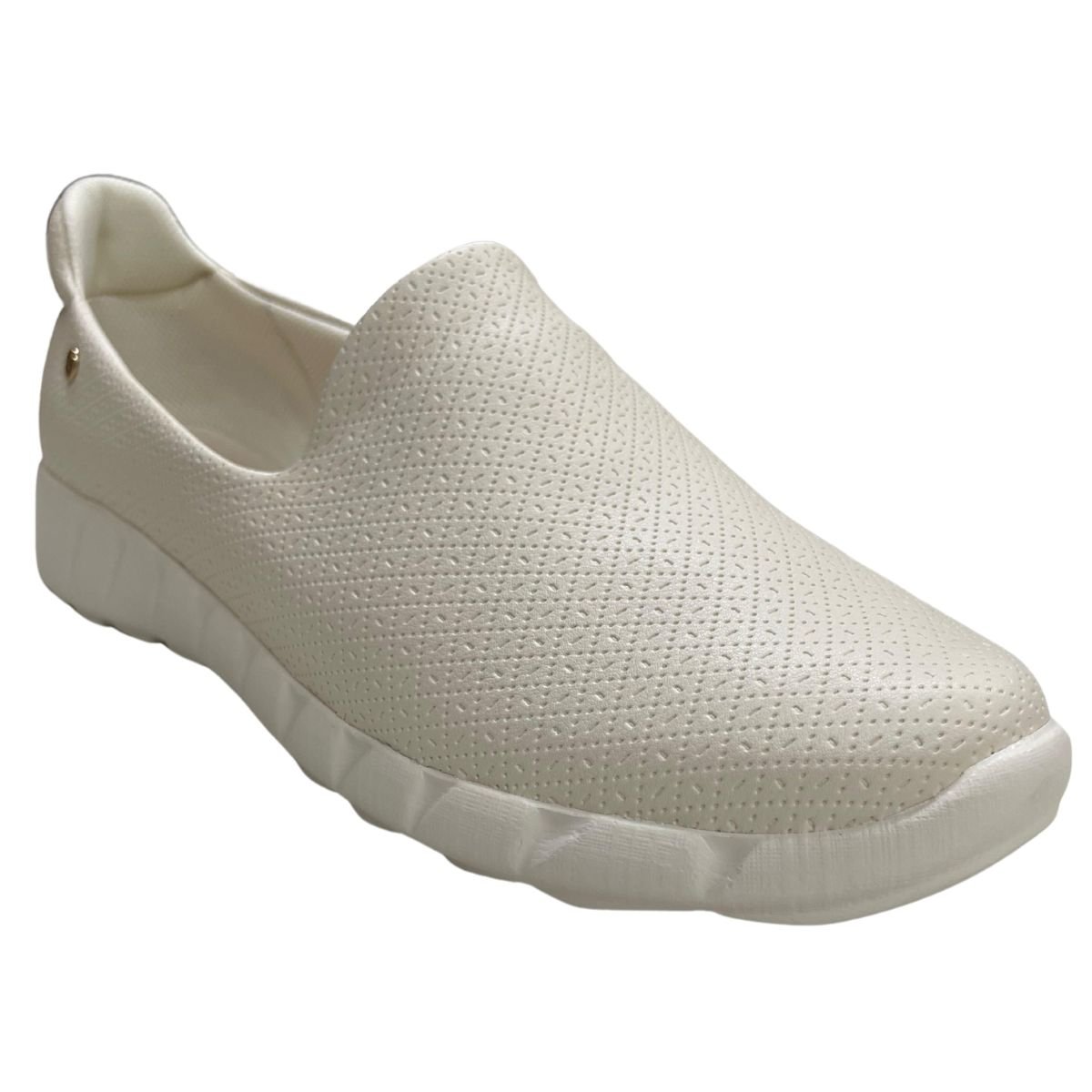 Tênis Piccadilly Ortopédico Calce Fácil Feminino Off White 3