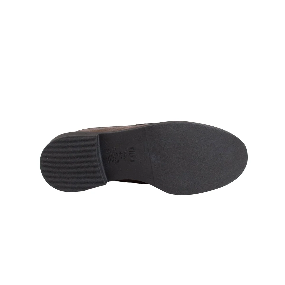 Sapatilha Vizzano Mocassim Feminino Salto Bloco Marrom 5